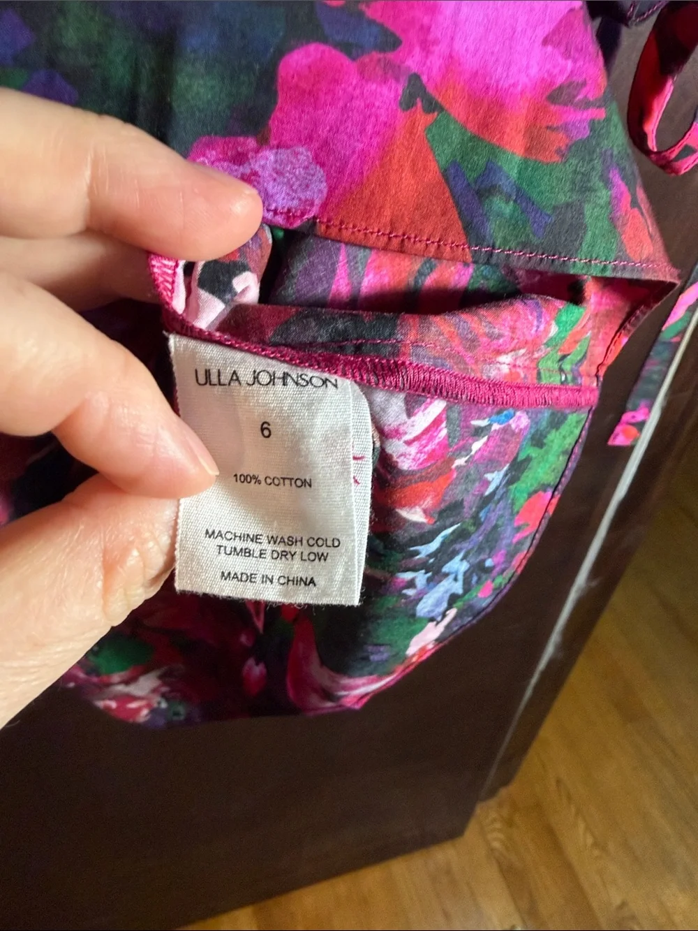 Ulla Johnson Vienne Hibiscus Blouse
